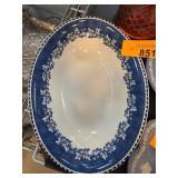 Wedgwood Rydal Blue White Oval Platter