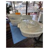 CorningWare Blue Cornflower and Spice of Life Dish