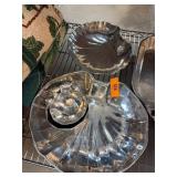 4 Wilton Armetale Shell Shaped Serving ï¿½Dishes
