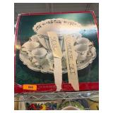 Punch Bowl Set with Tray and Cups