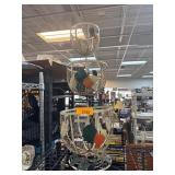 Three-Tier Wire Basket With Rooster Motif