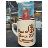 7-Eleven Chief Auto Parts Mug with Indy 500 Lighte