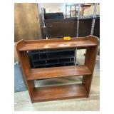 Wooden Three-Shelf Bookcase