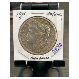 1921-S Morgan Silver Dollar " High Grade