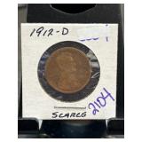 1912-D Lincoln Wheat Cent, Scarce