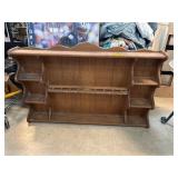 Wooden Wall-Mounted Shelf Unit