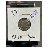 1970-S Proof Roosevelt Dime PF68