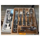 Gorham Flatware Set with Serving Utensils