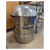 Three-Tier Stainless Steel Steamer Pot