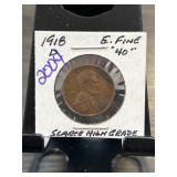 1918-D Lincoln Wheat Penny in High Grade