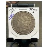 1901-O Morgan Silver Dollar Coin
