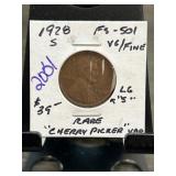 1928-S Lincoln Wheat Cent FS-501 Varied Die