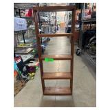 Wooden Five-Shelf Storage Unit