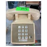 AT&T Beige Push-Button Telephone