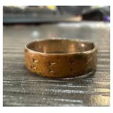 14K RGP Sz 8 Band Ring