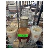 Four Decorative Candles