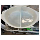 Pyrex Yellow Divided 1 1/2 Quart Dish