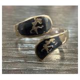 Sterling Silver Sz 8 Wrap Ring