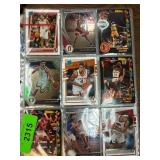 Binder of Basketball Trading Cards