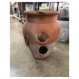 Terracotta Strawberry Planter with Openings