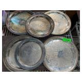 Silver-Plated Serving Trays
