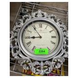 Edinburgh Clock Works Wall Clock with Ornate Frame