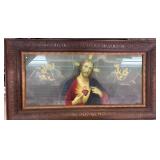 Framed Sacred Heart of Jesus Artwork