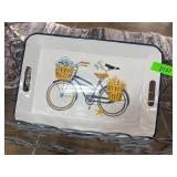 Creative Co-Op Metal Decorative Bicycle Tray