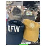 Four Decorative Baseball Caps