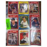 Baseball Card Collection Featuring Various Players