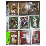 Bowman Football Cards in Sleeves