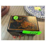 Decorative Trinket Box with Lock and Key