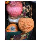 Halloween Pumpkin Decor Lot With Unique Expression