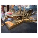 PM Craftsman Brass Goose Bookends