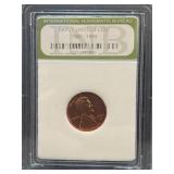 1950-1959 Early Lincoln Cent in INB Holder