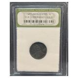 1943 Lincoln Steel Cent in Slab