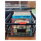 Vinyl Records in Crate