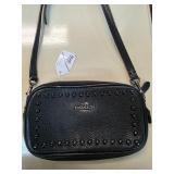 Coach Black Crossbody Bag With Studs