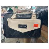 Mary Kay Black and White Logo Bag with Contents