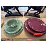 Longaberger Pottery Dinnerware Set in Various Colo