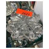 Crystal Two-Piece Star-Shaped Dish Set