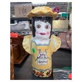 Susan Paley Ceramic Vase with Floral Motif