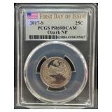 2017-S Ozark NP Quarter PCGS PR69DCAM