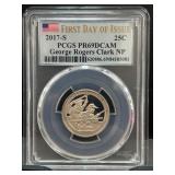 2017-S George Rogers Clark Quarter PR69DCAM