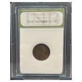 San Francisco Mint Wheat Cent Encapsulated