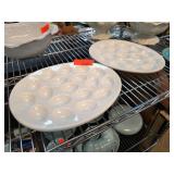 White Ceramic Deviled Egg Plates