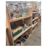 Two Wooden Shelves With No Contents