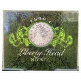 1890s Liberty Head Nickel With COA
