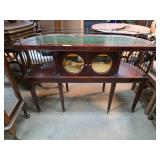 Milano Furniture Two-Tier Mahogany Console Table