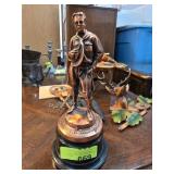 Boy Scout Copper-Toned Sculptureï¿½